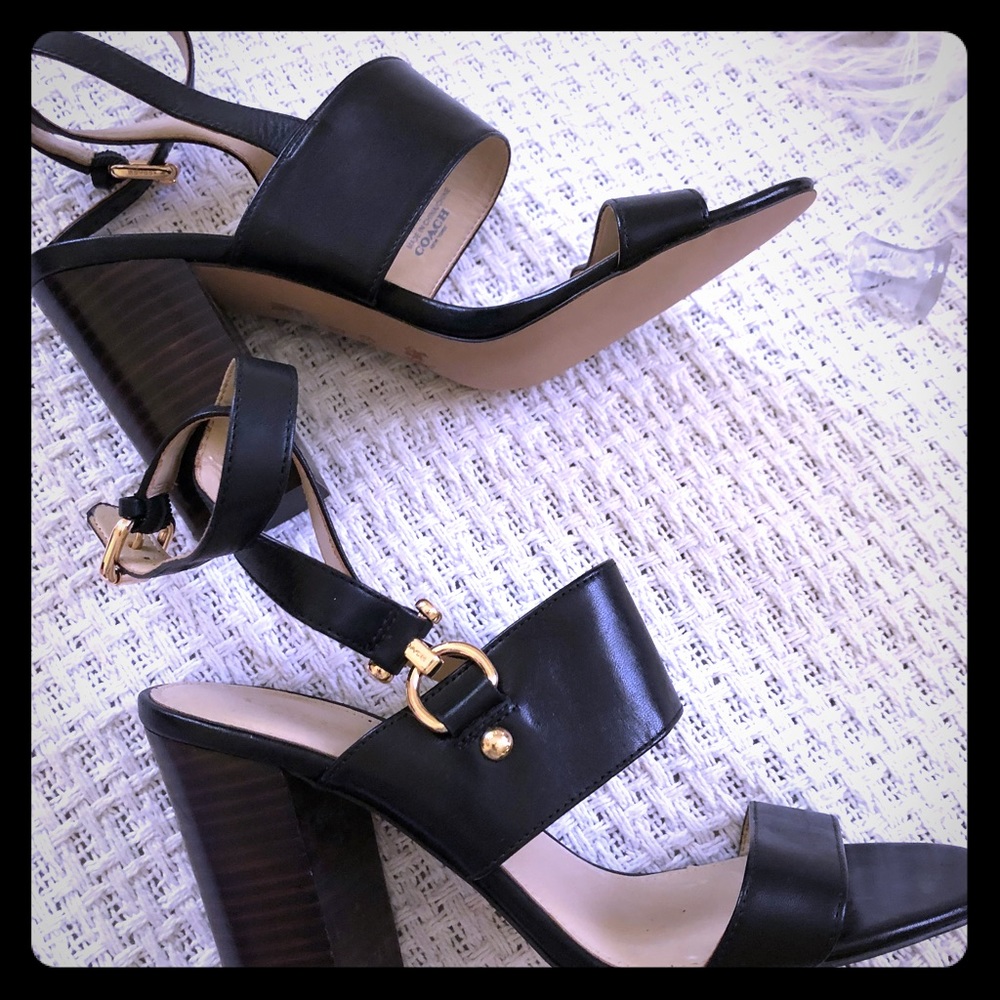 Coach Heels - worn 1x!